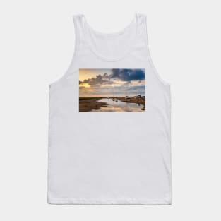 Evening Light over the River Glaven at Blakeney, Norfolk Tank Top